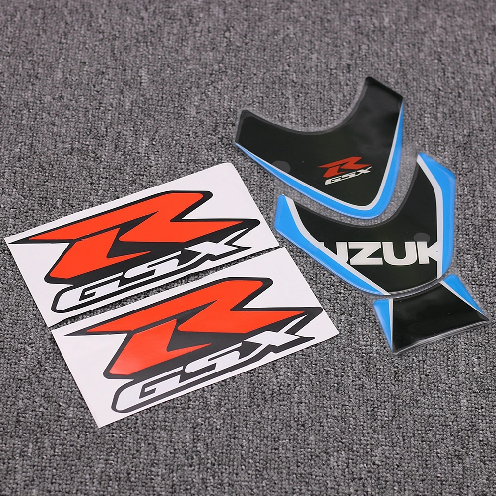 

Motorcycle Emblem Badge Decal 3D Tank Wheel Logo "GSXR " Sticker For SUZUKI R-GSX GSXR 600 750 1000 Fuel Tank Cover Pad