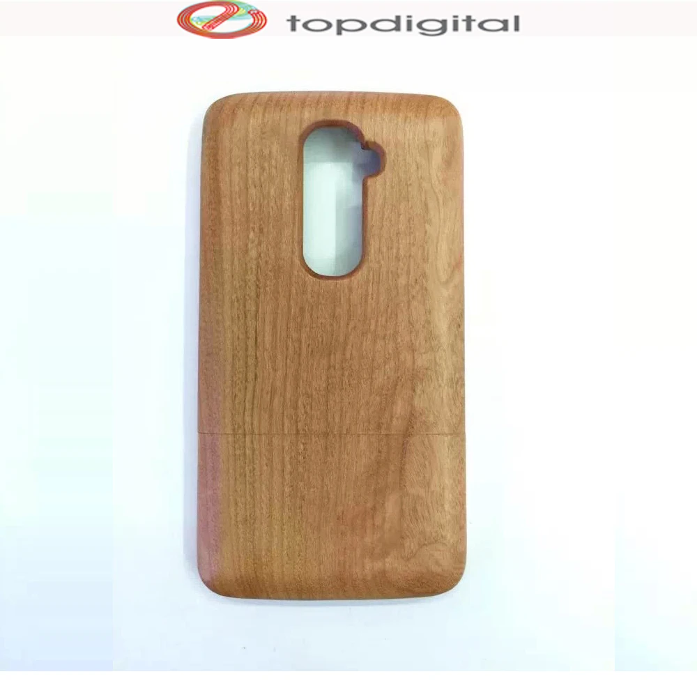 Natural Wood Case Cover for LG G2 D802 Hard Back Shell Luxury Cell Phone Cases Cherry Black Walnut |