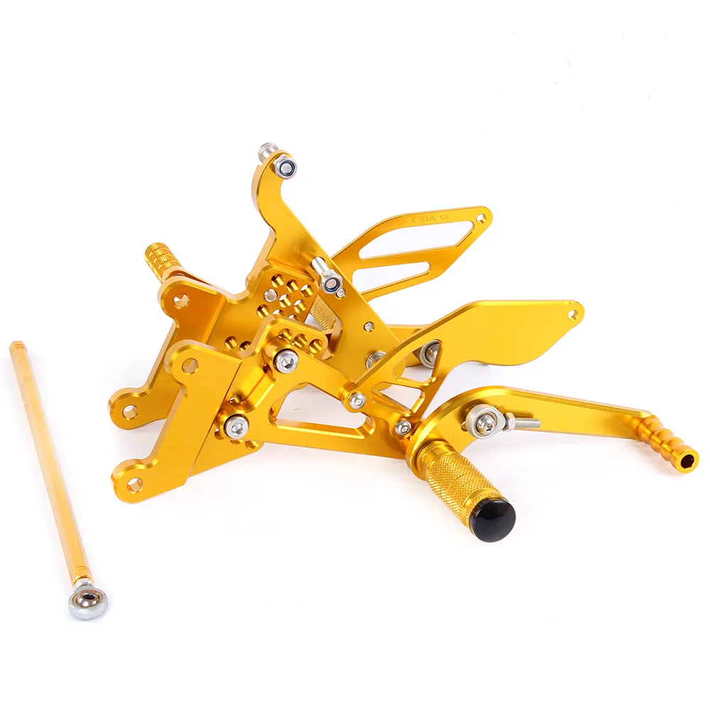 

For YAMAHA YZF-R6 YZF R6 2005 2006 CNC Aluminum Motorcycle Adjustable Rearsets Rear Sets Foot Pegs Pedal Foot Rests