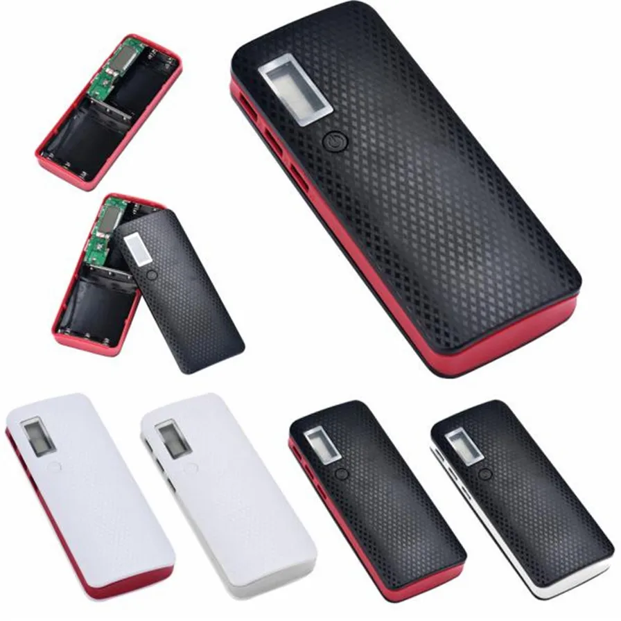 

2019 Portable 3 Ports Chargers 5V 2A 18650 Power Bank Battery Box Charger For Smartphone Tablet MP3 Camera Dropshipping