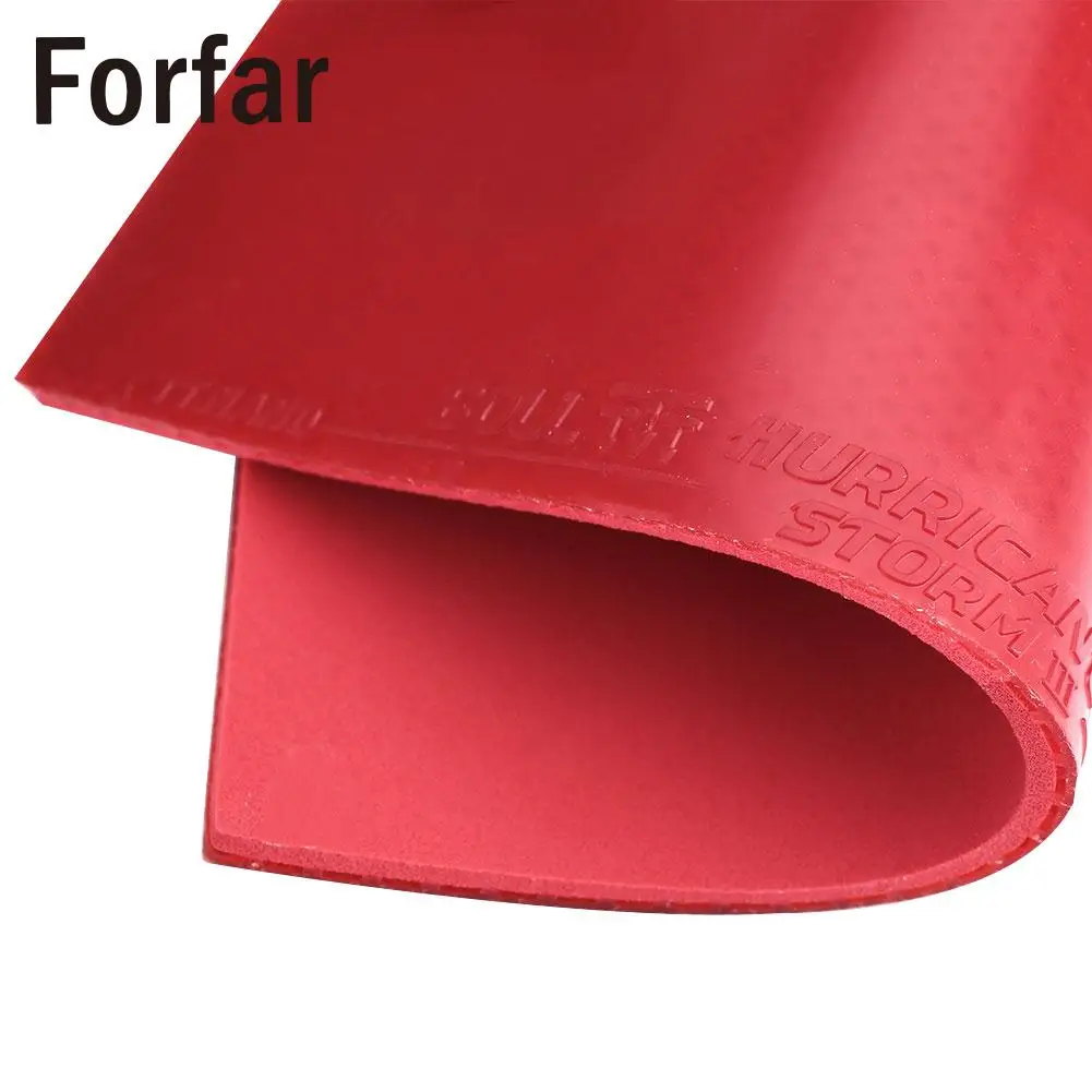 

Forfar 1 pcs Table Tennis Rubber Portable Sport Red Black Ping Pong Racket Pro Rubber Indoor Table Tennis Rubber Useful Trainin