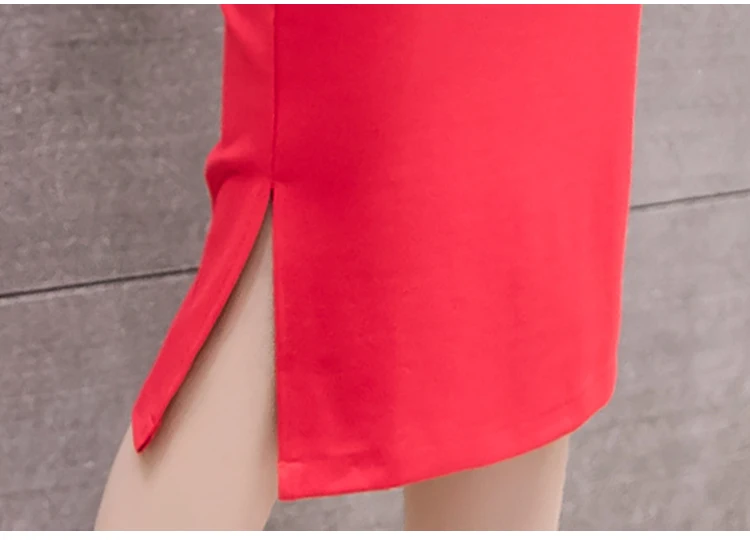 S-5XL Plus Size New Fashion Elegant Women's Midi Pockets Skirt Slim OL Sexy Open Slit Pencil Skirt Knee-Length Office Lady Skirt