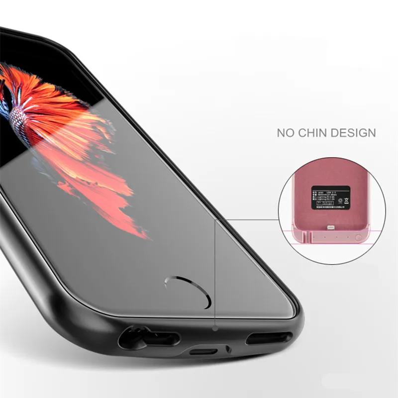 Чехол для зарядного устройства 4000/5500 мАч для iPhone 7, 8 Plus, 6, 6S Plus, портативный резервный внешний аккумулятор, чехол для iPhone 8, 7, 6, 6 S, чехол для аккумулятора