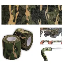 1 Roll 5*450cm Disposable Self-adhesive Flex Elastic Camouflage Bandage Tattoo Handle Grip Tube Wrap Elbow Stcik Medical Tape