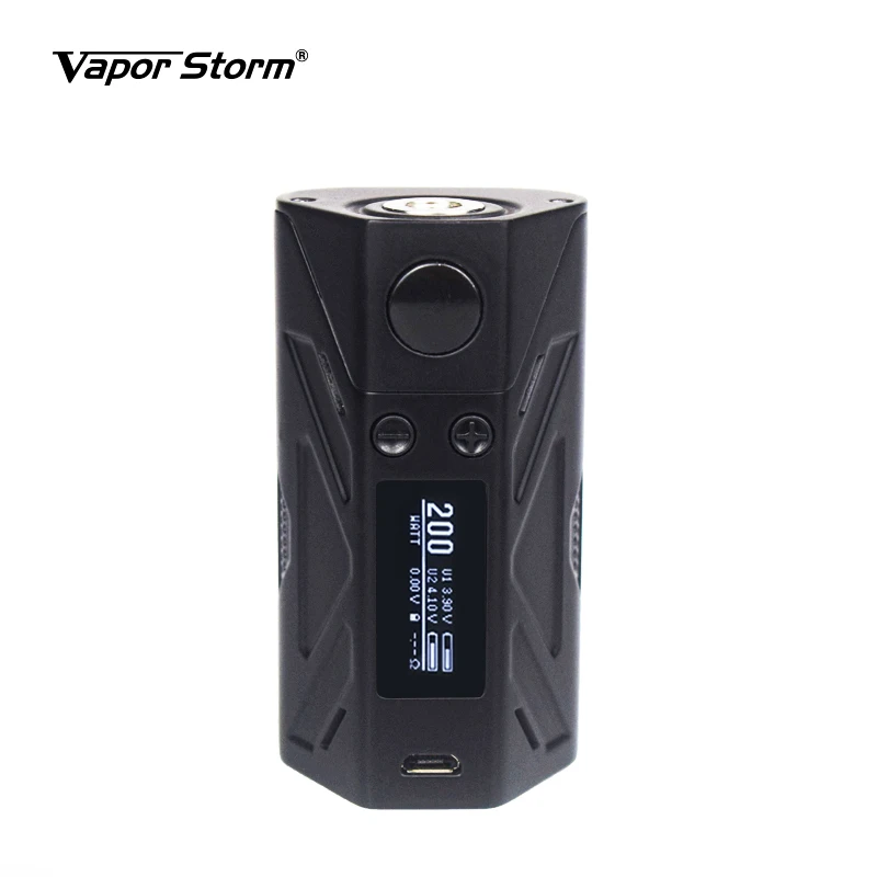 Электронная сигарета Austink200 пара шторм 200 Вт Двойной 18650 батарея 0.08ohm Vape поддержка