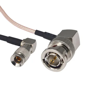 

10 Pieces DIN 1.0/2.3 Right Angle to BNC Male 75ohm RG316 HD SDI Cable for Blackmagic RF Coaxial RG316 SDI cable jumper pigtail