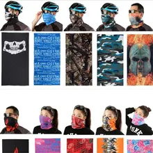 10 шт./лот Открытый Велоспорт Солнцезащитный крем бесшовные разнообразие волшебный шарф маска для верховой езды оборудование