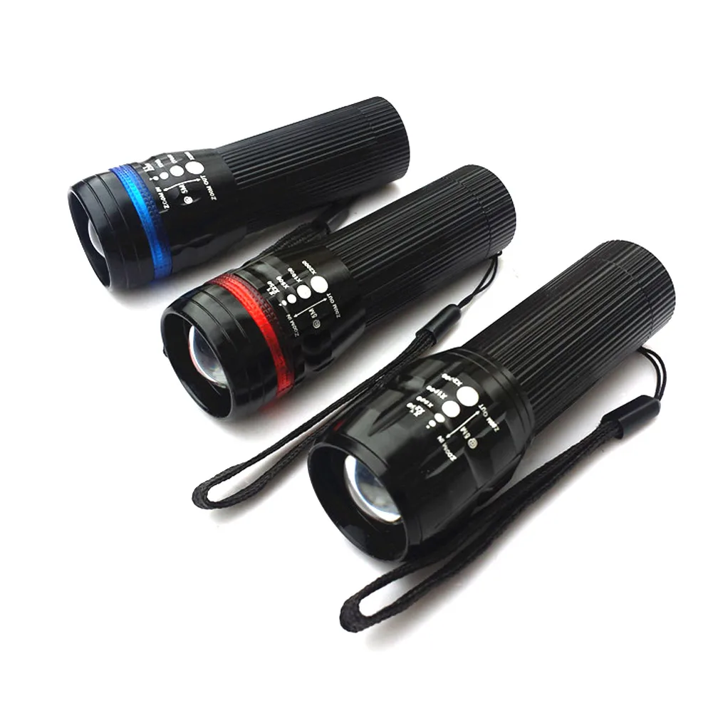 

Ultra Bright Rechargeable 3W LED Handheld Flashlight Portable with Rotate Adjustable Focus QJ888