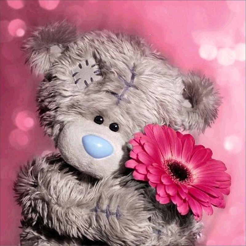 2018 new 5d DIY diamond embroidery Cloth bear Full square daimond painting mosaic Rhinestone by numbers Wedding decoration BJ | Дом и сад