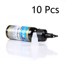 Фабрика Outlets10 шт татуировки чернила вырезать линии черный 1 унц. 30 мл/бутылка татуировки чернила с пигментом набор для тела татуировки живопись комплект