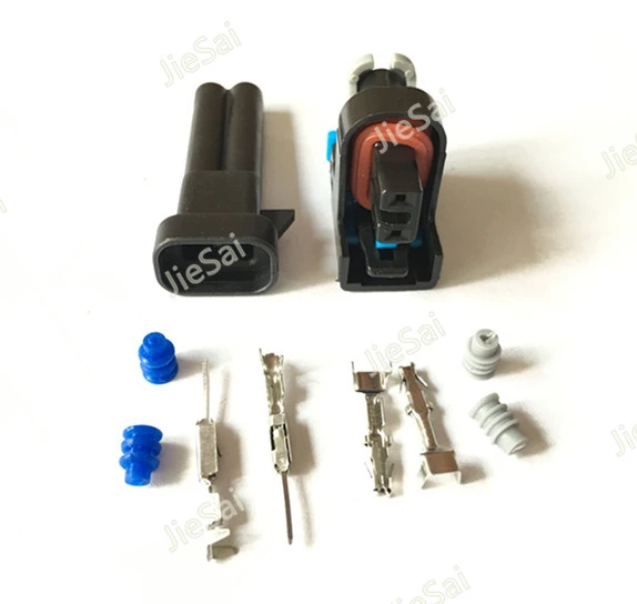 Female Male 2 Pin Ev6 Injector Automotive Connector Auto Plug Socket