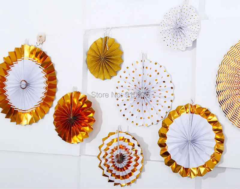 shiny gold polka dot
