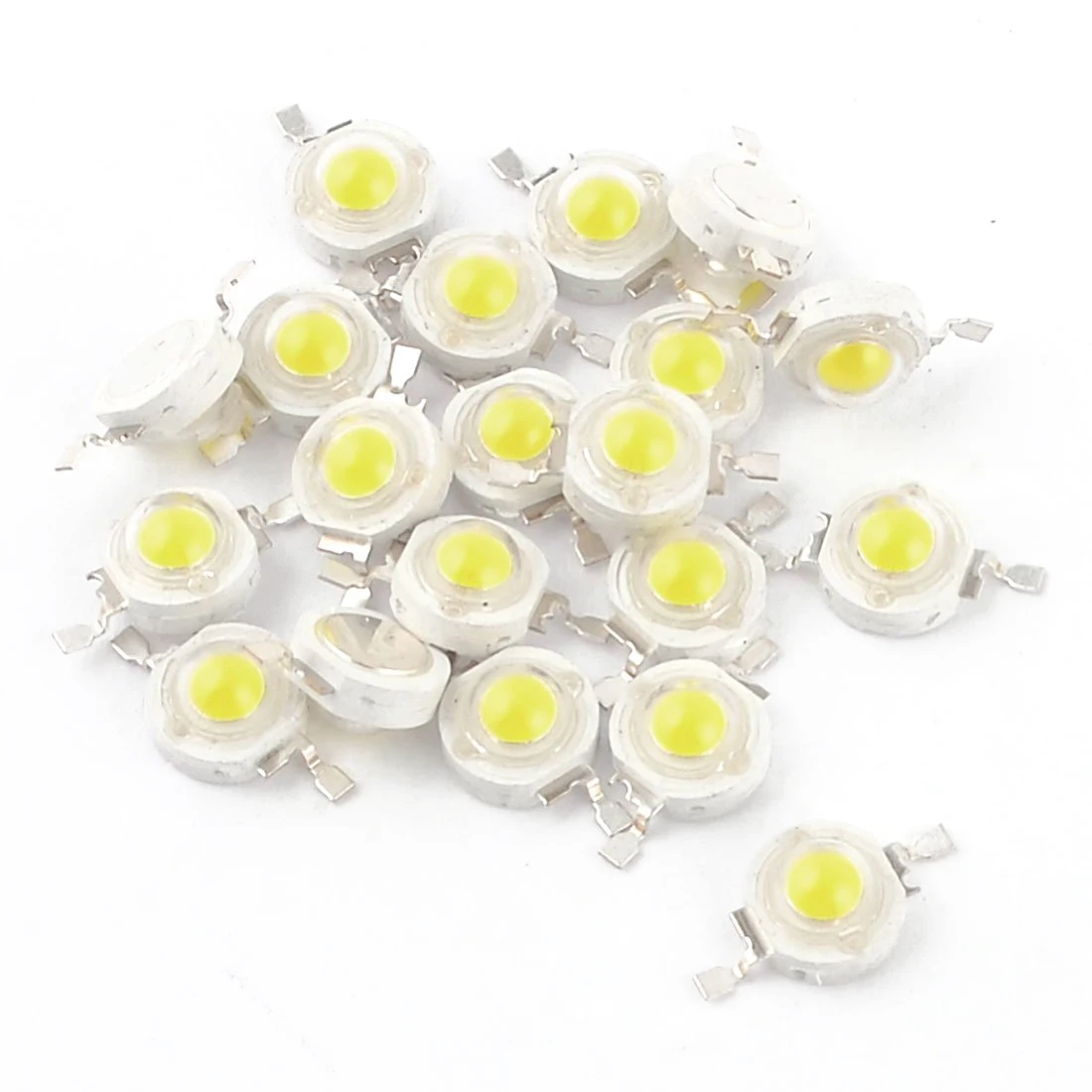 20 шт высокая мощность 2 Pin 3W Белый светодиодный излучатель 170 190Lm 6000K|led emitter|3w white