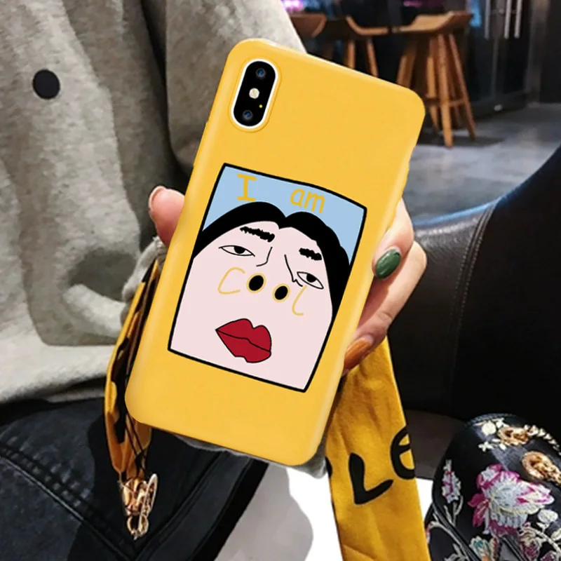Забавные удлиненные телефонные чехлы JAMULAR для iPhone 7 XS MAX XR X 6s 6 Plus матовый мягкий