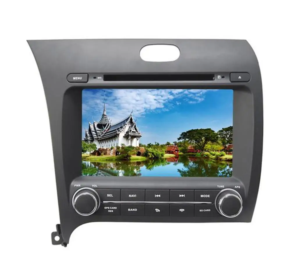 " Автомобильный dvd-плеер с gps(Опт.), USB/SD, AUX, BT/tv, аудио Радио стерео, автомобильный мультимедийный головной убор для Kia K3/Cerato/Forte 2013