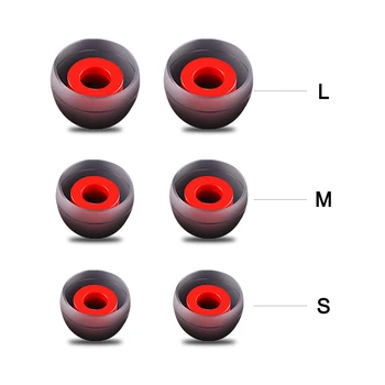 

Headphone Ear Cap Earphone In Ear Tips Soft Silicon Cover For Xiaomi Replacement Universal Earbud Ear Pads Earphone Accessories