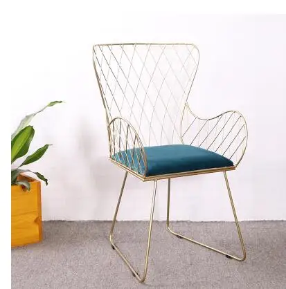 Best Price Modern iron art dining chair back to the back of the flannelette dining room chair modern leisure single chair . Best Price Modern iron art dining chair back to the back of the flannelette dining room chair modern leisure single chair .