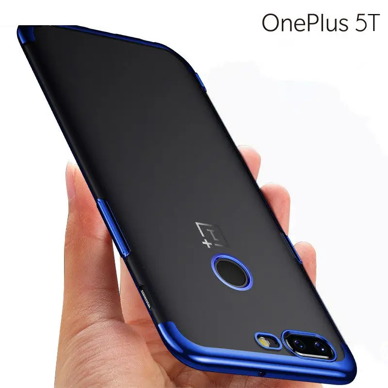Zoerax крышка OnePlus 5 т случае лазерный покрытие мягкой ультра тонкий анти-опрокинуть