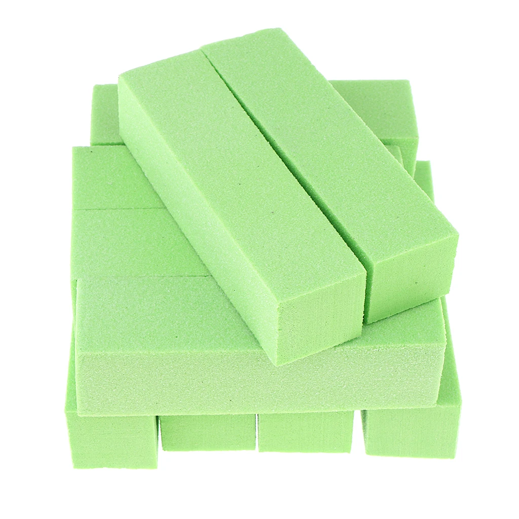 Lots 10 Pro Nail Art Care Buffer Buffing Sanding Block Files Grit Acrylic Tools for Natural/Artificial/Gel Nails Polish Trimming