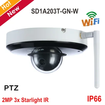 

Dahua Wifi PTZ Camera SD1A203T-GN-W 2MP 3 x Starlight IR Network Camera STARVIS CMOS IR 15m for Outdoor IP66 Survillance camera