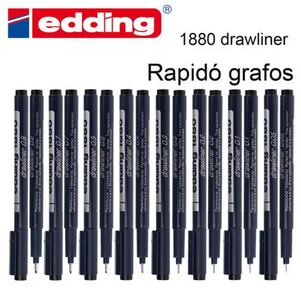 

Top Quality Germany edding 1880 Gel Pen Fine Line Pen Office Pen Korea School Supplies Stationery Cute Kawaii Special Offer