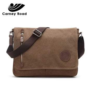 

Carneyroad Brand Vintage Canvas Messenger Shoulder bag for Men Casual Travel Teenagers School Bags Handbag