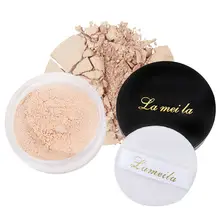 Lameila освежающий Минеральная рассыпчатая пудра Водонепроницаемый отбеливающий минералов масла Управление ровный свет корректор пудра Макияж