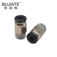 V6 V5 Pneumatic Connectors M10 Remote For J-head Bowden 1.75mm 2mm * 4mm PTFE Tube 3D Printer Parts Coupler Fittings Hotend Part