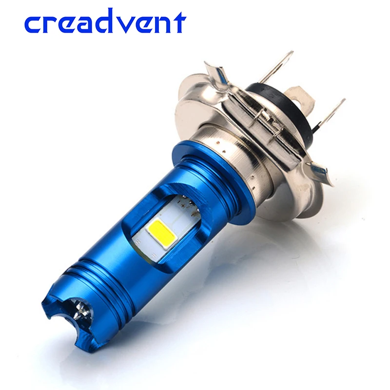 Creadvent led Motorcycle Headlight H4 hi low Bulb all in one font b Lamp b font