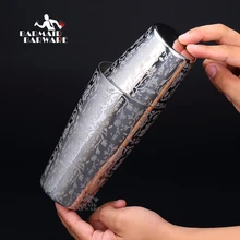 550 мл/850 мл гравировка нержавеющая сталь коктейль Бостонский бар шейкер Бар Инструмент