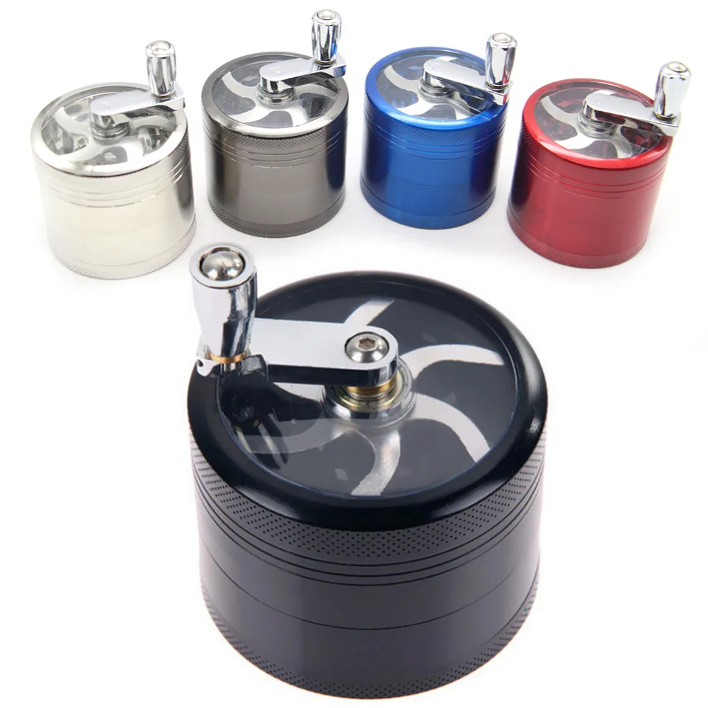 

5 Colors Broken Smoke Grinder Metal Tobacco Grinder Smoking Pipe Herb Grinders Weed sigaretten maker Smoking Accessories