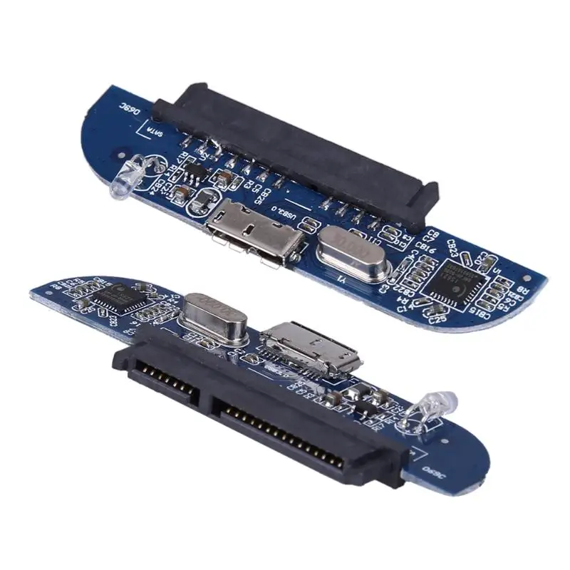 Новый 5 Гбит/с скорость передачи USB 3 0 до 2 &quotSATA 7 15pin адаптер жесткого диска для SATA