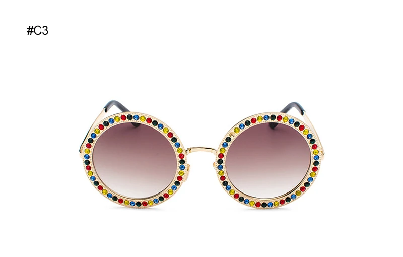New Fashion Diamond Round Sunglasses (20)