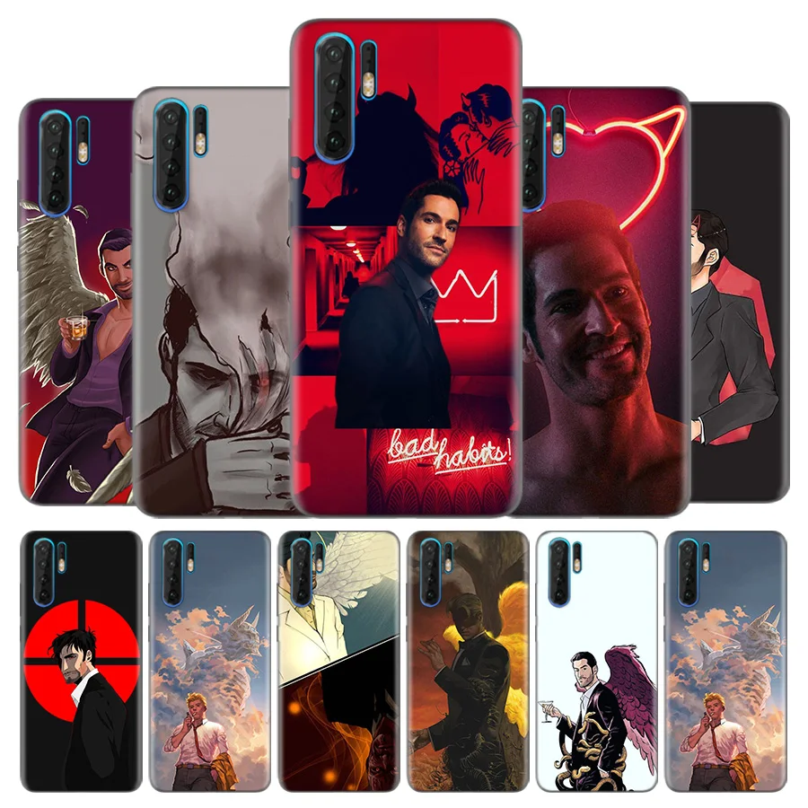 

Silicone Phone Case for Huawei Mate 20 10 P30 P20 P10 P9 Nove 5 5i Pro Lite P Smart Z Plus 2019 Cover Back Housing Lucifer TV