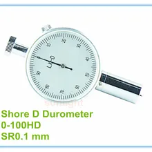 5 шт./лот промышленного класса аналоговый Shore D Резиновый дюрометр 0-100HD