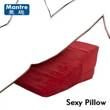 Mantre Sex Pillow Sofa On The Bed Love Adult Pillows Triangle Velvet Sex Furniture For Couples Winter Multifunctional