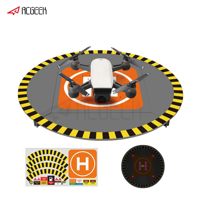 

LED lectronic Landing Pad Parking for DJI Mavic Pro / Air Spark/Phantom 4 Pro/4/3 inspire 1/2 Night flight Accessories