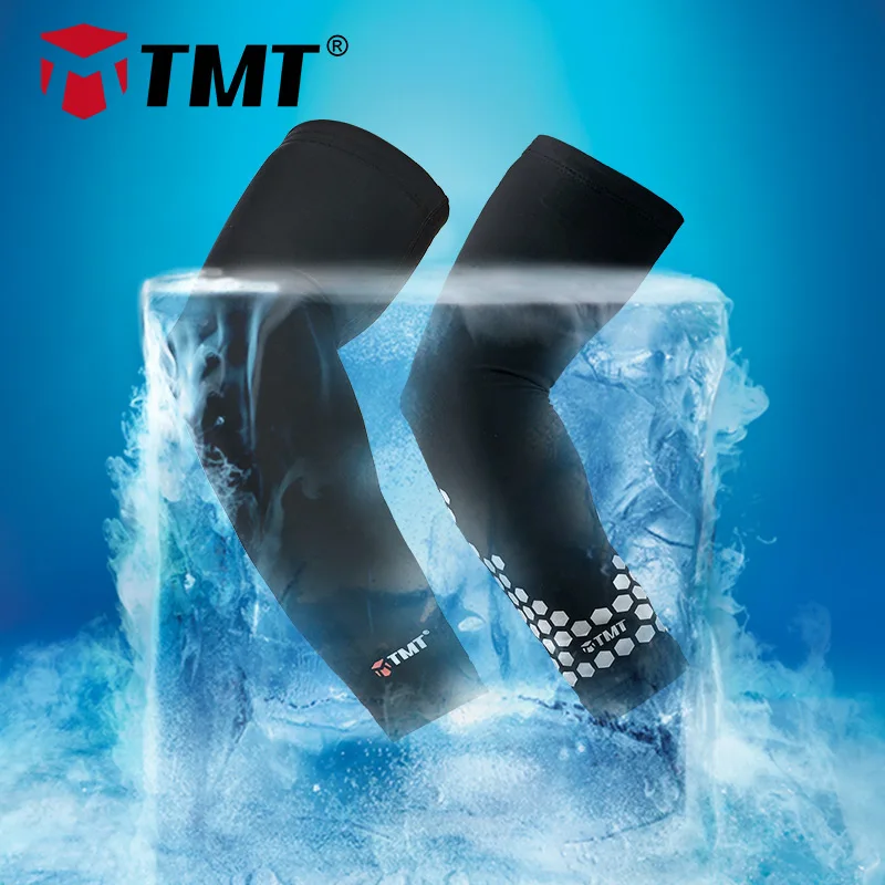 

TMT Arm Sleeve Cycling Arm Warmers Summer Bike Bicycle Sleeves Breathable Armwarmer UV Protection Hiking Running Golf Arm Sleeve