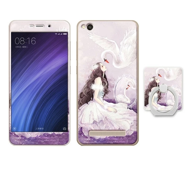 xiaomi redmi 4a case cover glass screen protector  (4)