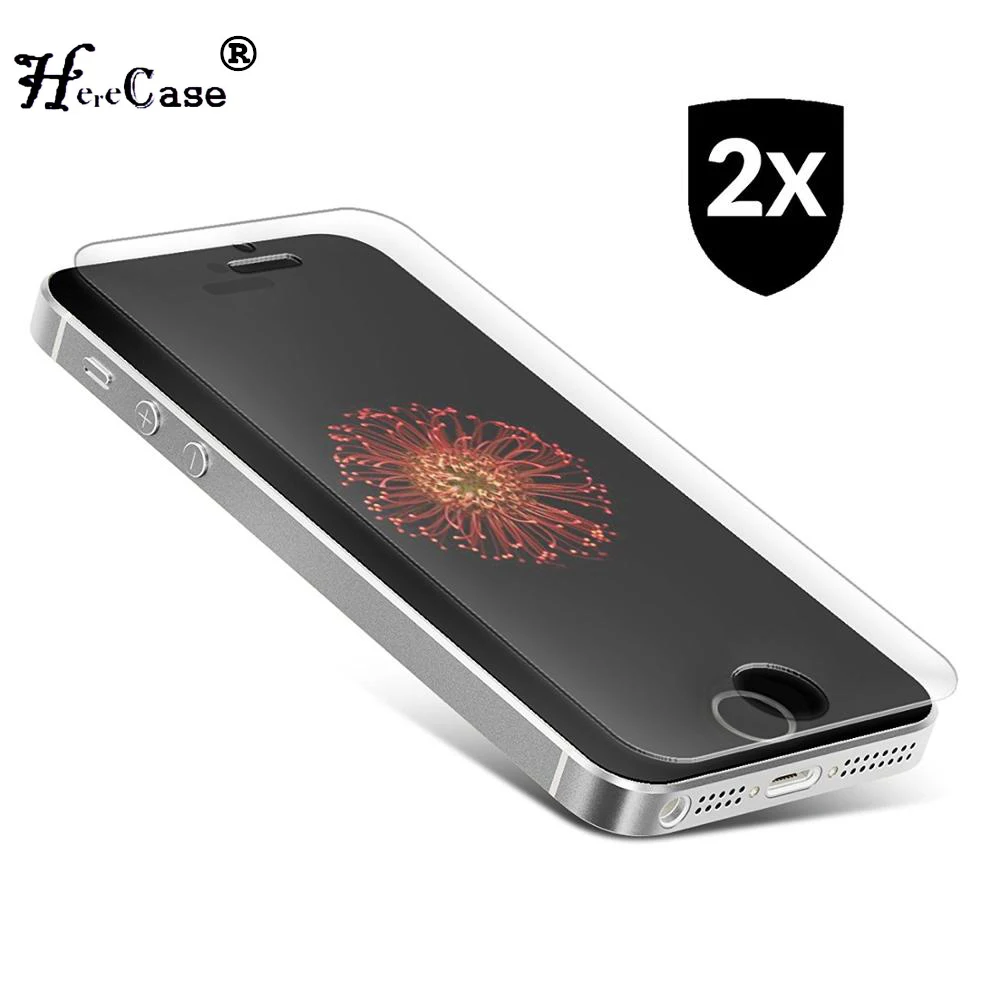 

2X Tempered Glass For iPhone 5 5S 5C 6 6S 7 8 Plus X 10 Screen Protector Case for iPhone SE 5SE Cover GLAS Sklo Phone Funda 9H