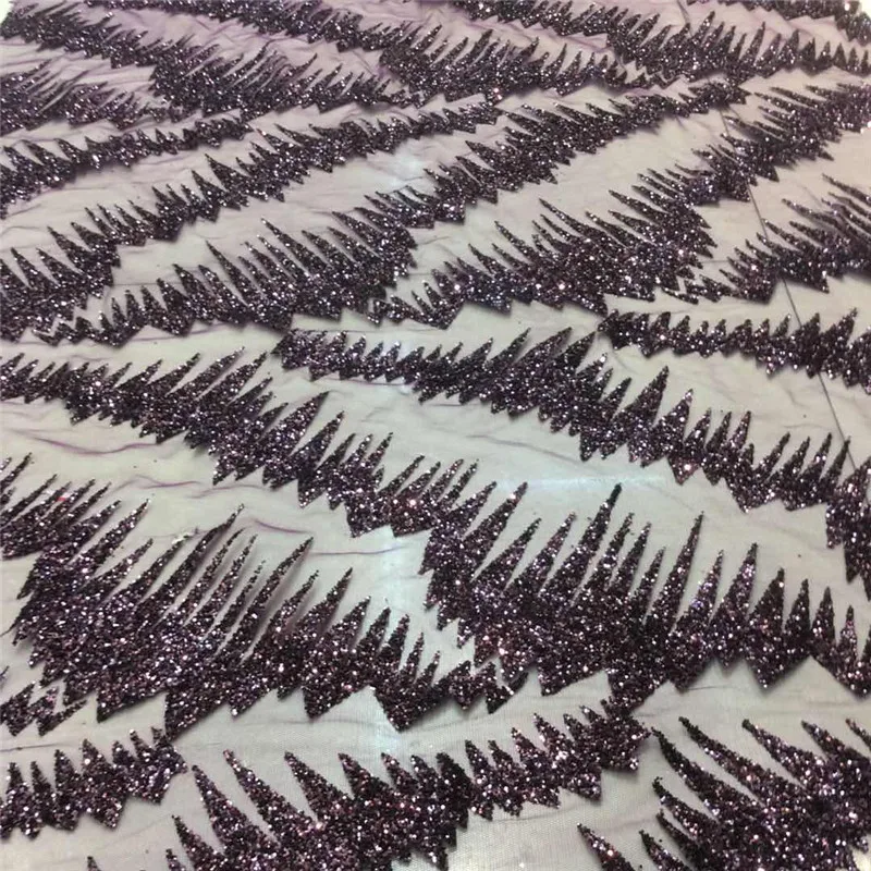 

glued glitter JRB-70807 african lace fabric for party dress special glitter sequins French tulle lace fabric