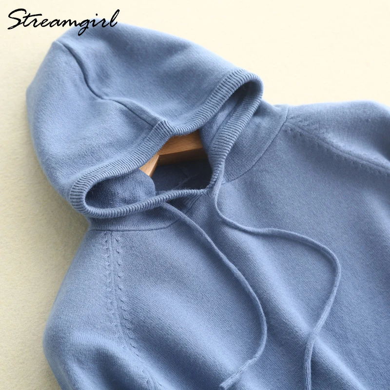 Cena Żółte bluzy damskie bluza z kapturem Femme Grande Taille ciepłe różowe kaszmirowa bluza z kapturem kobieta damska bluza z kapturem z dzianiny