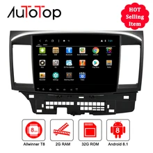 AUTOTOP 2 Din Автомобильный мультимедийный радио Android 9,0 для Mitsubishi Lancer 2007- 10,1 дюймов Lancer DVD Автомобильный gps Видео плеер стерео