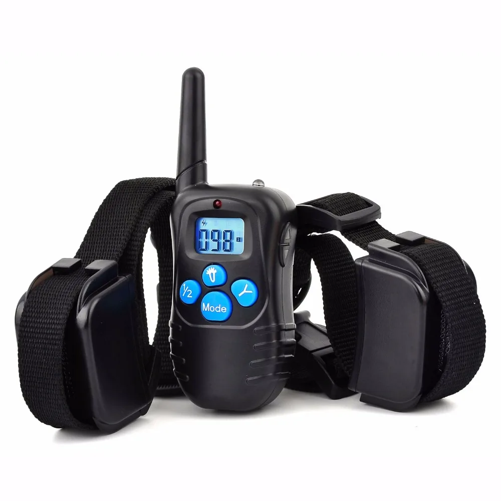 

Pet bark terminator anti-bark collar electric for dog trainer remote control dog bark collar rechargeable with shock and vibrate