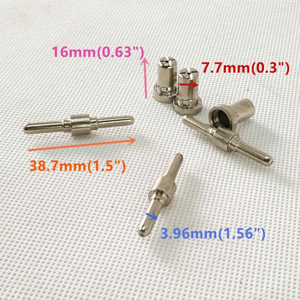 40 шт. фонарь для плазменной резки расходный для резки удлиненный длинный плазменный резак комплект 40А PT31 плазменный фонарь наконечник электродная насадка
