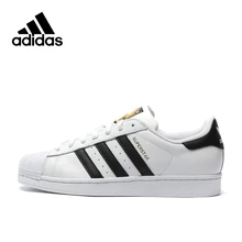 Adidas Authentic New Arrival Originals Superstar Classics Unisex Men’s & Women’s Breathable Skateboarding Shoes Sneakers C77124