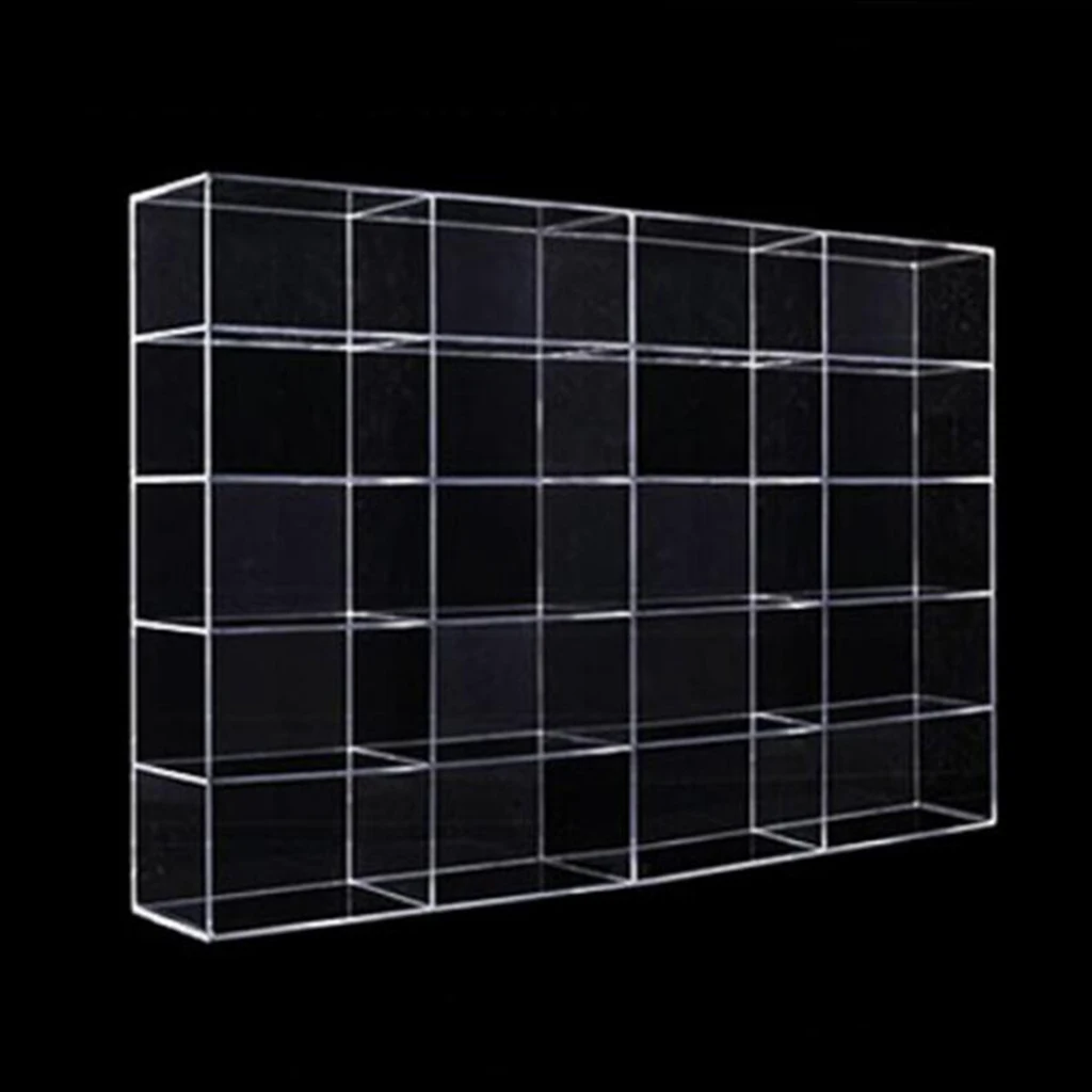 

Transparent Acrylic organizer 20 Slots Toy car display stand Model Display Shelf Storage Box