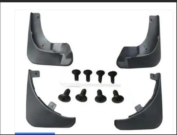 

Plastic Mudflaps splash guard fender dirtboard mudapron splasher for Skoda Fabia 2008--2011