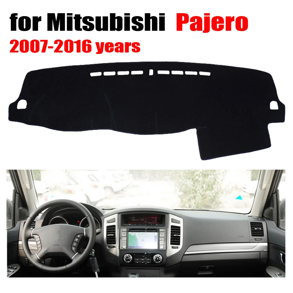 

Car dashboard Covers mat For Mitsubishi Pajero 2007 to 2016 left hand drive custom dashmat car dash pad auto accessories