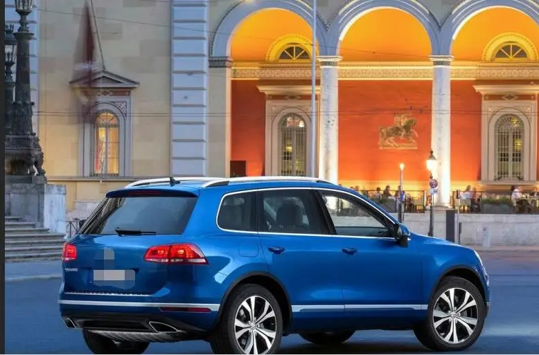عالية الجودة الفضة نمط الجانب الألومنيوم سقف الرف السكك الحديدية بار ل volkswagen vw طوارق 2010-2017